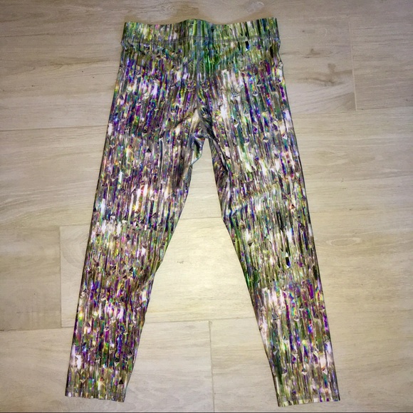 Terez Jewel Print Capri Performance Legging π - Picture 1 of 5